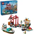 Produktbild: Lego 60422 City Seehafenterminal mit Frachtschiff