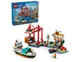 Produktbild: LEGO CITY Hafen mit Frachtschiff 60422