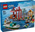 Produktbild: LEGO City - 60422 - Hafen mit Frachtschiff / Container Kran Schiff NEU & OVP