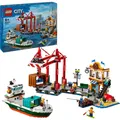 Produktbild: LEGO City 60422 Hafen mit Frachtschiff Klemmbausteine Bausatz
