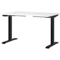 Produktbild: Novel Schreibtisch, Schwarz, Weiß, Metall, Holzwerkstoff, rechteckig, eckig, Kufe, 80x72-118x120 cm, Made in Germany, höhenverstellbar, in verschiedenen Holz-Dekoren erhältlich, Arbeitszimmer, Schreibtische, Bürotische