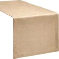 Produktbild: Erwin Müller Tischwäsche, Tischläufer Uni, Krefeld beige Größe 40x130 cm - fleckabweisend, schmutzunempfindlich und leicht zu reinigen, Leinen-Optik (weitere Farben, Größen)