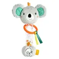 Produktbild: Fehn Regenmacher Koala – Motorik-Spielzeug mit Rassel, Quietsche, Raschelpapier zum Greifen – Rasselstab fördert spielerisch Sinne & Motorik – für Babys & Kleinkinder ab 3+ Monaten