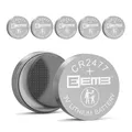 Produktbild: EEMB 5 Pack CR2477 Batterie 3V Lithium Knopfzellenbatterien 2477 Batterie DL2477, ECR2477 für elektronische Kerze, Licht, Fernbedienung, Schlüsselanhänger, Alarm, Kontaktsensor, intelligente Geräte