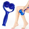 Produktbild: TARKDAK 2 Massagebälle Massage Roller, Massageroller mit Griff und Noppen Selbstmassagerolle, Massagegerät Fascia Ball für Rücken Beine Füße Hände Muskelschmerzen