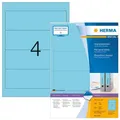 Produktbild: HERMA 4298 Ordneretiketten A4 192x61 mm blau Papier matt blickdicht 400 St.
