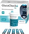 Produktbild: GLUCOCHECK XL Blutzuckerteststreifen 50 St