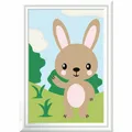 Produktbild: Ravensburger CreArt Süßer Hase Malen nach Zahlen Mal-Set Kinder ab 7 Jahren
