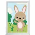 Produktbild: Ravensburger CreArt Süßer Hase Malen nach Zahlen Mal-Set Kinder ab 7 Jahren