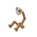 Produktbild: Piffany Mini Mr. Wattson LED-Tischlampe, elegantes und minimalistisches Design, hochwertige Legierung aus Eschenholz - MC Laren Orange