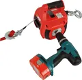Produktbild: Berger & Schröter | Akkuschrauber Seilwinde Zugkraft (stehend)=225kg, mobile universelle Seilwinde, Seilgeschwindigkeit 1m/min