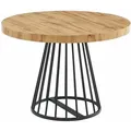 Produktbild: Vente-Unique Esstisch, Natur, Schwarz, Holz, 2-Sitzer, Oval, 260x76x110 cm, Esszimmer, Tische, Esstische