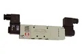 Produktbild: RIEGLER 106571-517.303 5/3-Wegeventil, elektropneu, Mitte geschl, G 1/2, 24 V DC, 1Stk