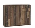Produktbild: FORTE TEMPRA 2 Kommode mit 3 Türen und 2 Schubladen, Holzwerkstoff, Old – Wood Vintage Dekor, (B x H x T) 108,8 x 85,5 x 34,8 cm