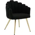 Produktbild: Wahson Office Chairs - Relaxsessel Wohnzimmer aus Kunstfell Modern mit Mwtalbeine Schwarz Wahson
