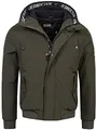 Produktbild: Indicode Herren Albany Jacke mit Kapuze | Herrenjacke Übergangsjacke für Männer Army, L