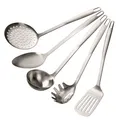 Produktbild: Stanley Rogers Küchenhelfer Set in Silber 5-tlg Kochbesteck Edelstahl rostfrei