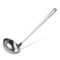 Produktbild: Chefkoch trifft Fackelmann Schöpflöffel – Zum Servieren und Schöpfen von Suppen und Eintöpfen, Edelstahl in mattem Look – Suppenkelle spülmaschinengeeignet