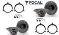 Produktbild: Focal RCX-165 Set 4 Lautsprecher Dacia Lodgy Logan Sandero Dokker Renault Scenic