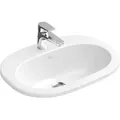 Produktbild: Villeroy&boch - O.novo - Einbauwaschbecken 56x41 Cm, Mit Überlauf, 1 Hahnloch, Alpinweiß 41615601