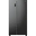 Produktbild: Gorenje NRR9185DABXL Side by Side Kühl-/Gefrierkombination, Gesamtvolumen 550 L, Gefrierteil 192 L, Kühlteil 358 L, Memory und FastFreeze Funktio... - Schwarz