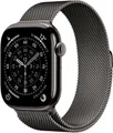 Produktbild: Apple Watch Series 11 (46mm) GPS+5G Titan Milanaise M/L (schiefer/schiefer)