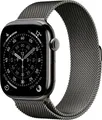 Produktbild: Apple Watch Series 11 GPS + Cellular 46mm Titangehäuse Milanese Loop Schiefer M/L