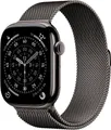 Produktbild: APPLE Watch S11 GPS+5G 46mm Titan Milanaisearmband M/L Grau MFD44ZR/YA B-WARE