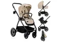 Produktbild: lionelo Kombi-Kinderwagen MERIL 3IN1, (Set 3in1), 3in1: XL-Babywanne/ADAC/Große Gummiräder/UPF50+/3D Panorama