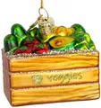 Produktbild: SIKORA Veggie Box besondere Weihnachtskugel Glas Christbaumschmuck Deko Figur Weihnachten Anhänger Ornament - Trend Line - BS003