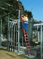 Produktbild: Günzburger Steigtechnik Sprossen-Schiebeleiter 2tlg. GFK/Alu mit Standard-Traverse 2 x 10 Sprossen - 035510