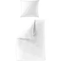 Produktbild: BIERBAUM Mako-Satin Bettwäsche Set 3899 (135 x 200/ 80 x 80 cm, 12 white)