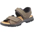 Produktbild: Rieker Riemchensandale, Sommerschuh, Klettschuh, Outdoorschuh, mit Klettriemchen braun 44 EU