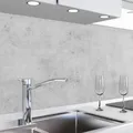 Produktbild: danario Küchenrückwand selbstklebend - Matt - Spritzschutz Küche - versteifte PET Folie - 0,4 mm - Beton - 80cm x 400cm