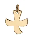 Produktbild: JEVELION Kreuz-Anhänger Taize-Kreuz Kreuz-Taube für Damen, Herren und Kinder als Kettenanhänger 333 Gold 8 Karat mit Schmuck-Etui