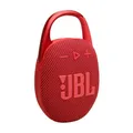 Produktbild: JBL Clip 5 - Rot – Tragbare Bluetooth-Lautsprecher-Box mit JBL Pro Sound, tiefem Bass und Playtime-Boost-Funktion – Wasserfest und staubfest – 12 h Laufzeit