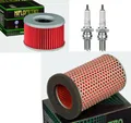 Produktbild: HONDA CX 650 E Euro RC12 83 Luftfilter Ölfilter 2 NGK Zündkerzen Wartungskit