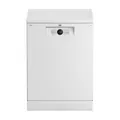 Produktbild: Beko Geschirrspüler, 60 cm, Freistehend, Unterbaufähig, für 14 Maßgedecke, 6 Programme, 4 Zusatzfunktionen, 3 Spülebenen, HygieneIntense, SelfDry, Programm für halbe Beladung, Weiß, BDFN26430W