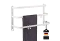 Produktbild: bremermann Handtuchhalter Wand-Handtuchhalter, 3 gestufte Ablagen, Handtuchstange, Wandmontage
