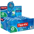 Produktbild: Tipp-Ex Korrekturroller Easy Refill ECOlutions, nachfüllbare Kassette, 14m x 5mm, 10er Pack, Ideal für das Büro, das Home Office oder die Schule