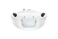Produktbild: AcquaVapore Whirlpool-Badewanne Whirlpool Badewanne Wanne W60-TH-ALL 140x140cm mit Tür, (1-tlg), mit Ablaufgarnitur