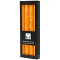 Produktbild: Stearin-Stabkerzen, 22/250 mm, Orange, KERZENFARM HAHN, Brenndauer ca. 10h, 4 Stück pro Verpackung