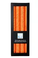 Produktbild: Kerzenfarm Hahn Stearin-Stabkerze-Set Orange 4 Stück