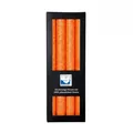 Produktbild: Kerzenfarm Stearin 4-er Stabkerzenset 250x22mm, orange, 092204MB