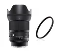 Produktbild: Sigma Art 50mm 1.4 DG DN für Sony E-Mount + V.M.C. Slim UV Filter 72mm