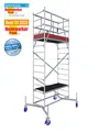Produktbild: KRAUSE ClimTec Gerüst 5,00 m AH & höhenverst. Rollen 150 mm | Neue Norm DIN EN 1004-1 - Art-Nr: 710284
