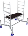 Produktbild: ClimTec Fahrgerüst (Alu) + höhenverstellbare 150mm Fahrrollen Standhöhe (m):