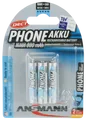 Produktbild: ANS 3XAAA DECT - Dect, NiMh Akku, AAA (Micro), 800 mAh, 3er-Pack