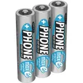 Produktbild: 3er Multipack Ansmann DECT maxE HR03 Micro (AAA)-Akku NiMH 800 mAh 1.2 V 3 St.