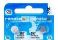Produktbild: 2 x RENATA Uhrenbatterie 397 für Armbanduhr Knopfzelle SR 726 V397 SR726SW AG 2